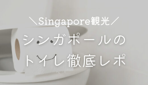 シンガポールのトイレ事情！本当に綺麗なのか潔癖な筆者が徹底レポ！【旅行・観光のオススメトイレはここ！】
